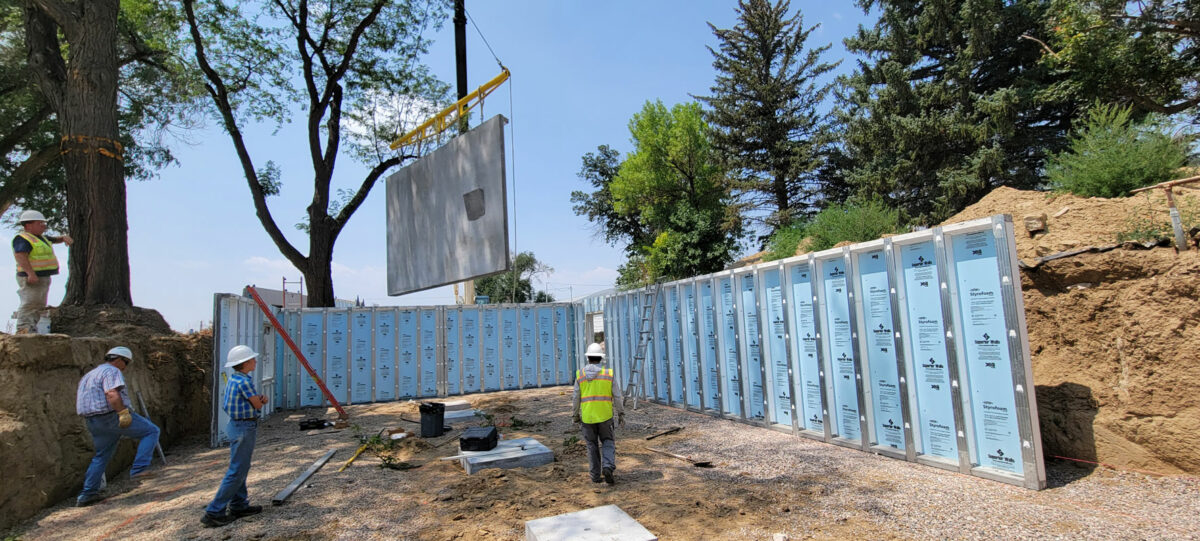 precast concrete walls installed in Colorado