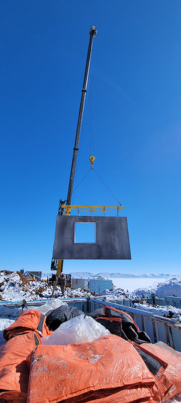 installing precast concrete walls in Preston, ID